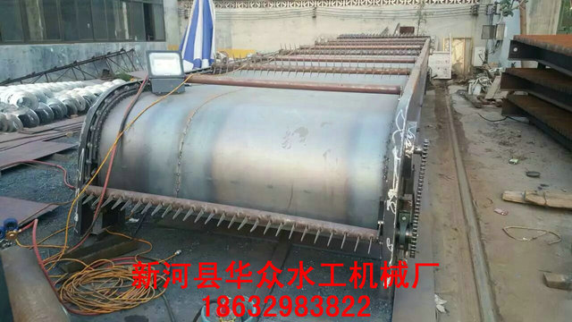 HG渠寬1.5m不銹鋼回轉(zhuǎn)清污機(jī)柵隙5cm廠家