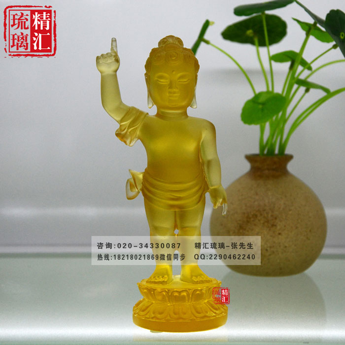 釋迦牟尼太子像琉璃佛像，廣州上海琉璃佛像廠(chǎng)家直銷(xiāo)