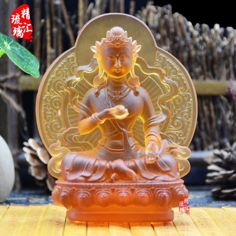 地藏王菩薩琉璃佛像，背光琉璃佛像，廣州琉璃佛像生產(chǎn)廠家