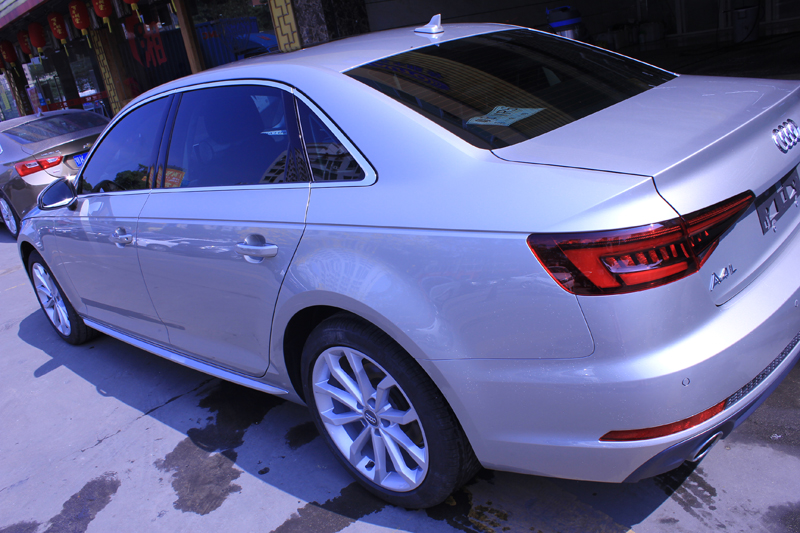 奧迪A4L車身貼膜|漆面保護膜|隱形車衣透明膜|深圳壹捷專業(yè)貼膜店