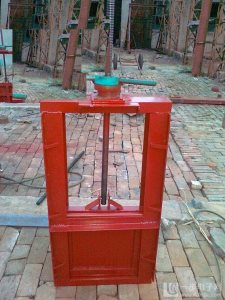 甘肅pz型平面平板鑄鐵閘門尺寸