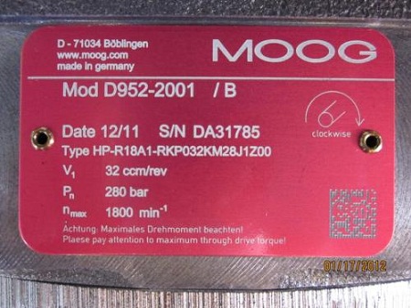 美國(guó)穆格 MOOG D061-8311 灼華出征 寸草不生