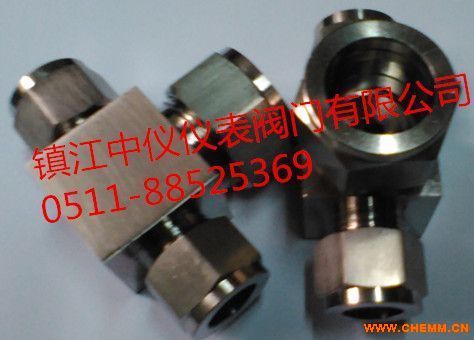 不銹鋼卡套三通接頭
