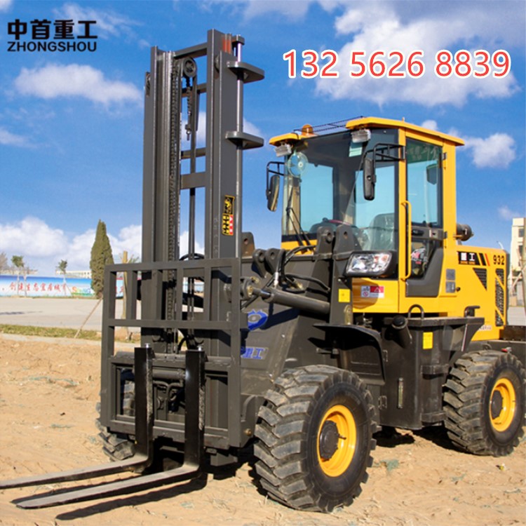 叉車四驅(qū)動(dòng)泥地越野叉車高地盤DAN