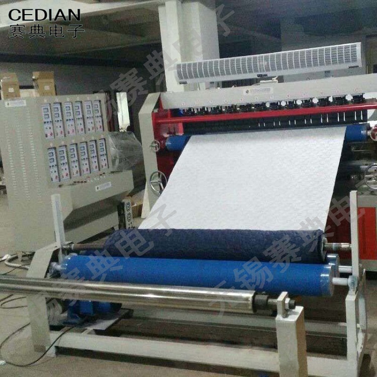 直銷超聲波面料無線絎縫機,復合壓花壓棉機，全自動壓花機