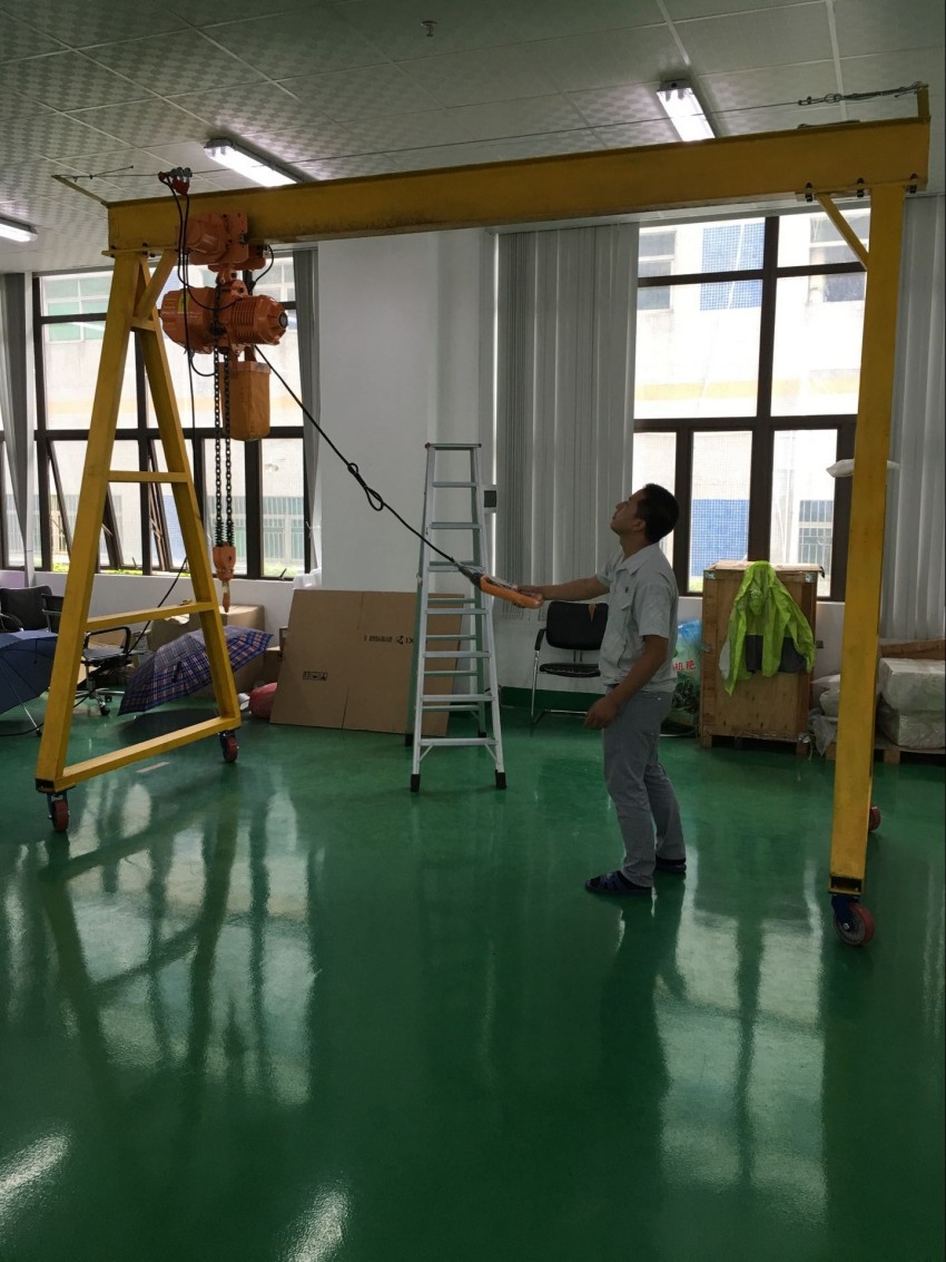 小型龍門架起重機 配3噸電動葫蘆龍門架價格