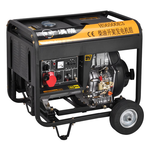 5KW電啟動(dòng)三相柴油發(fā)電機(jī)