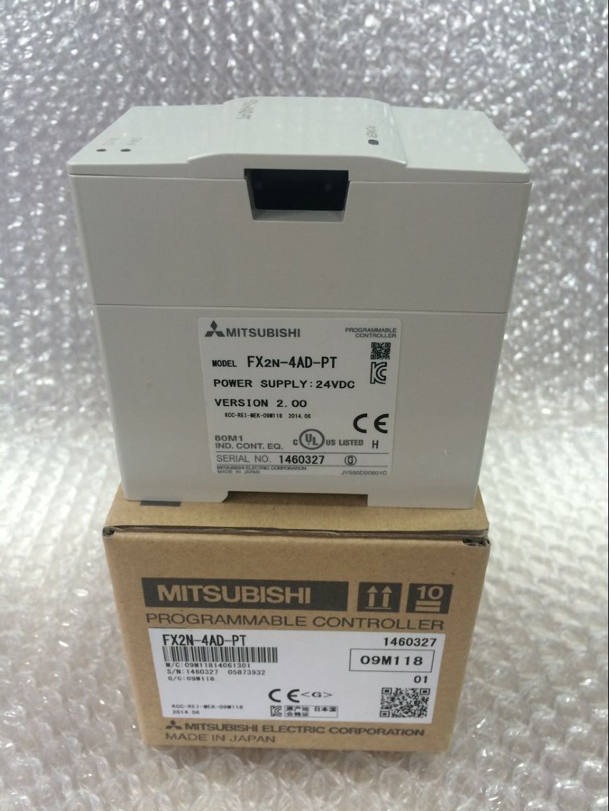 三菱PLC模擬輸入模塊FX2N-4AD-PT