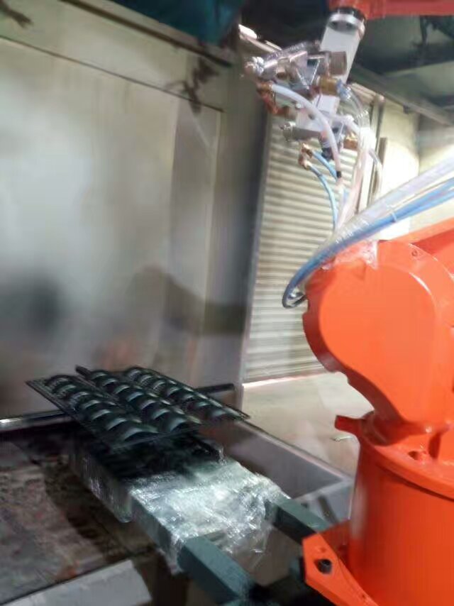 水簾房用轉臺噴涂機器人機械手臂