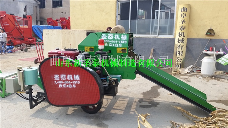 秸稈粉碎打捆一體機 秸稈粉碎打包機