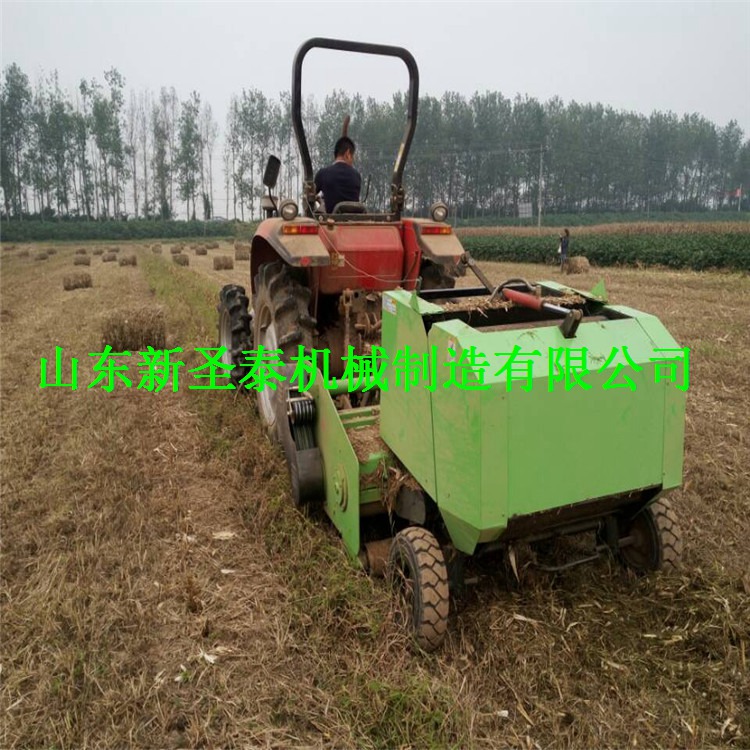 新型自動(dòng)撿拾進(jìn)料打捆機(jī) 黑龍江秸稈打包機(jī)廠家
