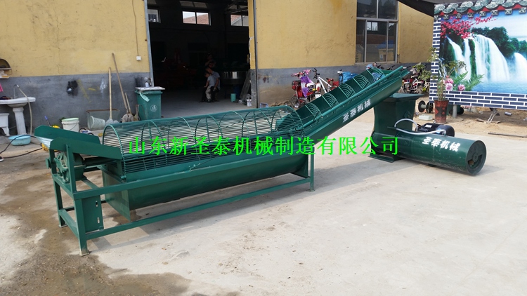 遼寧鼠籠式螺旋式洗薯機(jī)  廠家直銷(xiāo)沖洗紅薯泥沙機(jī)器