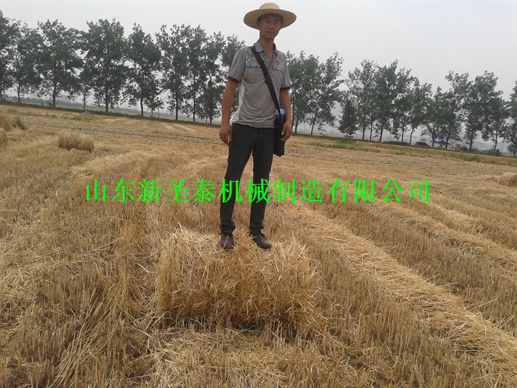 粉碎玉米秸稈打包機(jī) 拖拉機(jī)帶秸稈打包機(jī)廠家