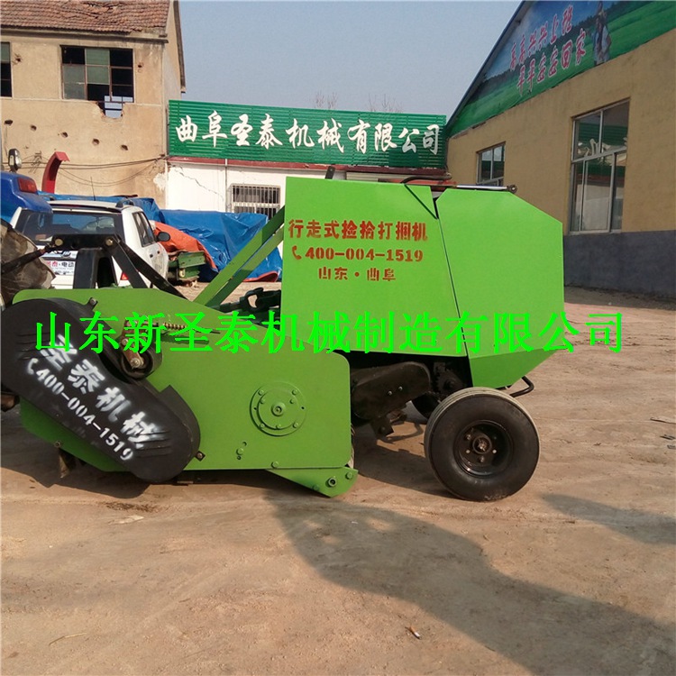 麥秸自撿打捆機(jī) 牧草秸稈打捆機(jī)廠家
