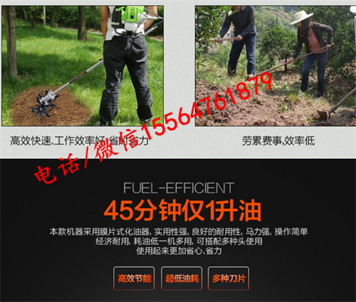 阿克蘇兩沖程四沖程山地松土鋤草機背負式鋤地機