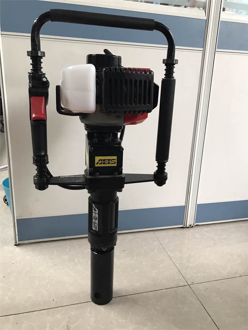 便攜式汽油打樁機(jī)型號(hào)艾特森HH58MP防汛植樁機(jī)