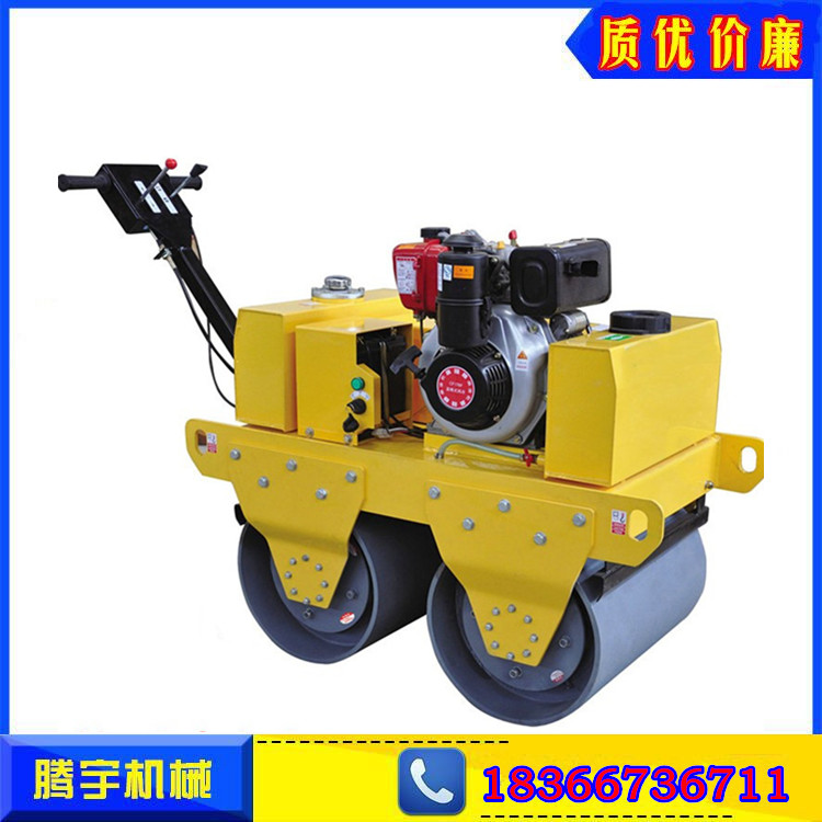 手扶式振動柴油壓路機廠家直銷買壓道機多少錢臺壓實機價格