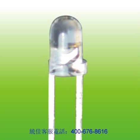 紅外線3mm發(fā)射管圓頭透明全部采用進口原材料及精細嚴謹?shù)呐_灣制程