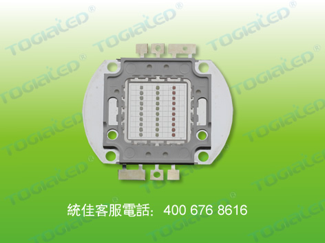 統(tǒng)佳集成大功率UV紫光LED燈珠全部采用進口原材料及精細嚴謹?shù)呐_灣制程
