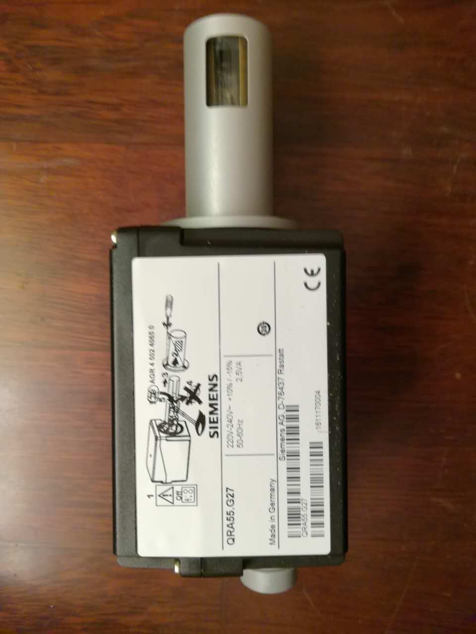 西門子QRA55.G27燃燒器專用電眼，正品原裝常用火焰探測器