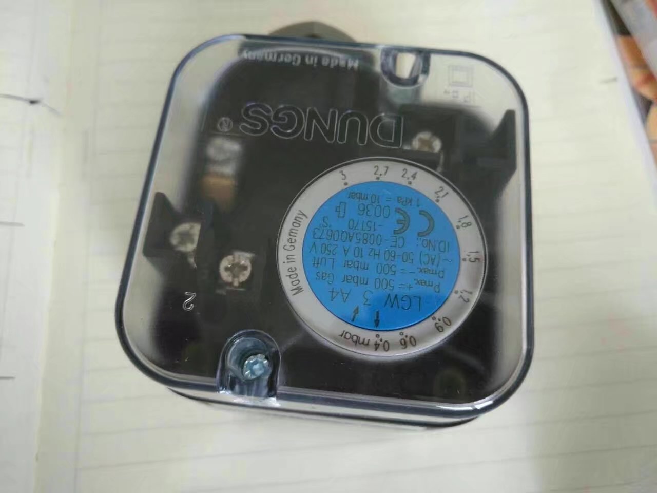冬斯dungs壓力開(kāi)關(guān) GW510A6進(jìn)口燃燒器新型燃?xì)鈮毫﹂_(kāi)關(guān)