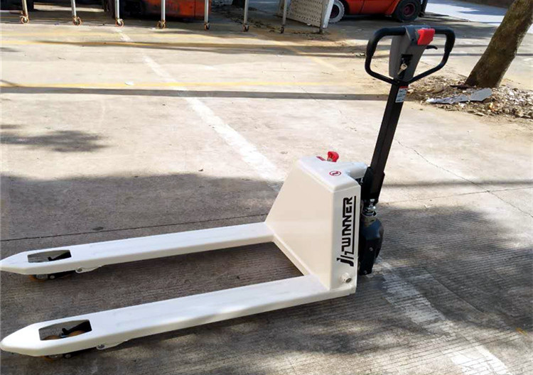 廠直銷2噸步行式電動(dòng)搬運(yùn)車 電動(dòng)叉車 半電動(dòng)托盤車 電動(dòng)唧車地牛