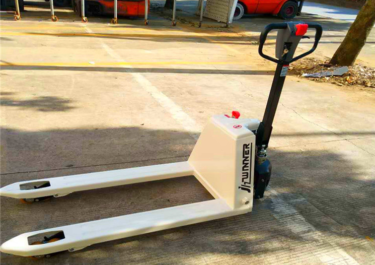 特價(jià)銷售液壓手動(dòng)搬運(yùn)車 半電動(dòng)叉車 半電動(dòng)托盤車