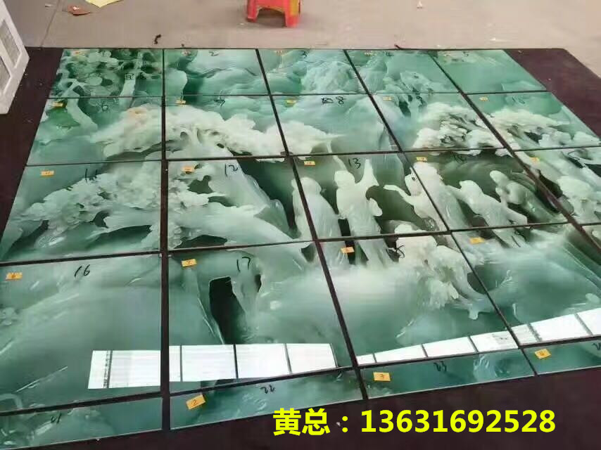 瓷磚背景墻UV光油機(jī)多少錢一套