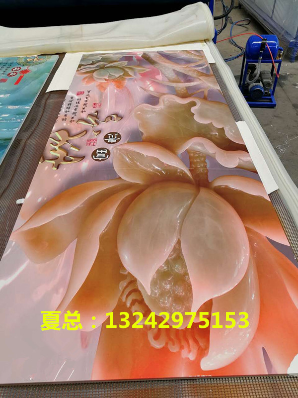 崗石高溫滲釉背景墻印花機多少錢一臺