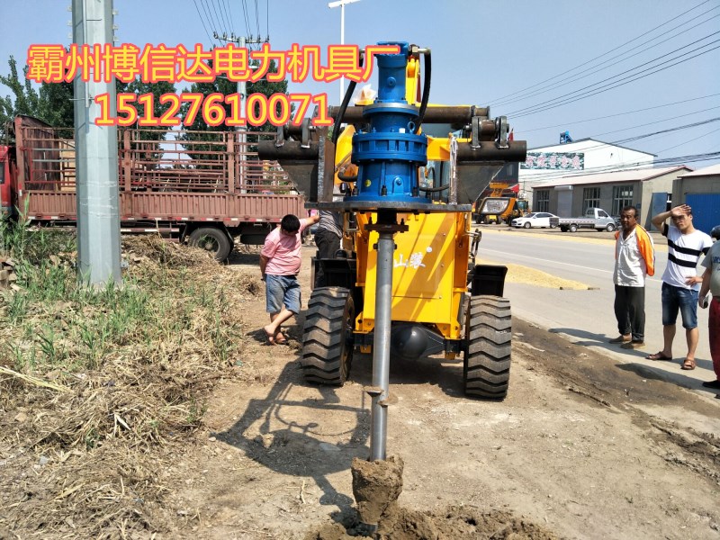新式電線桿挖坑機(jī)價(jià)格 高效率電桿打坑機(jī)價(jià)格