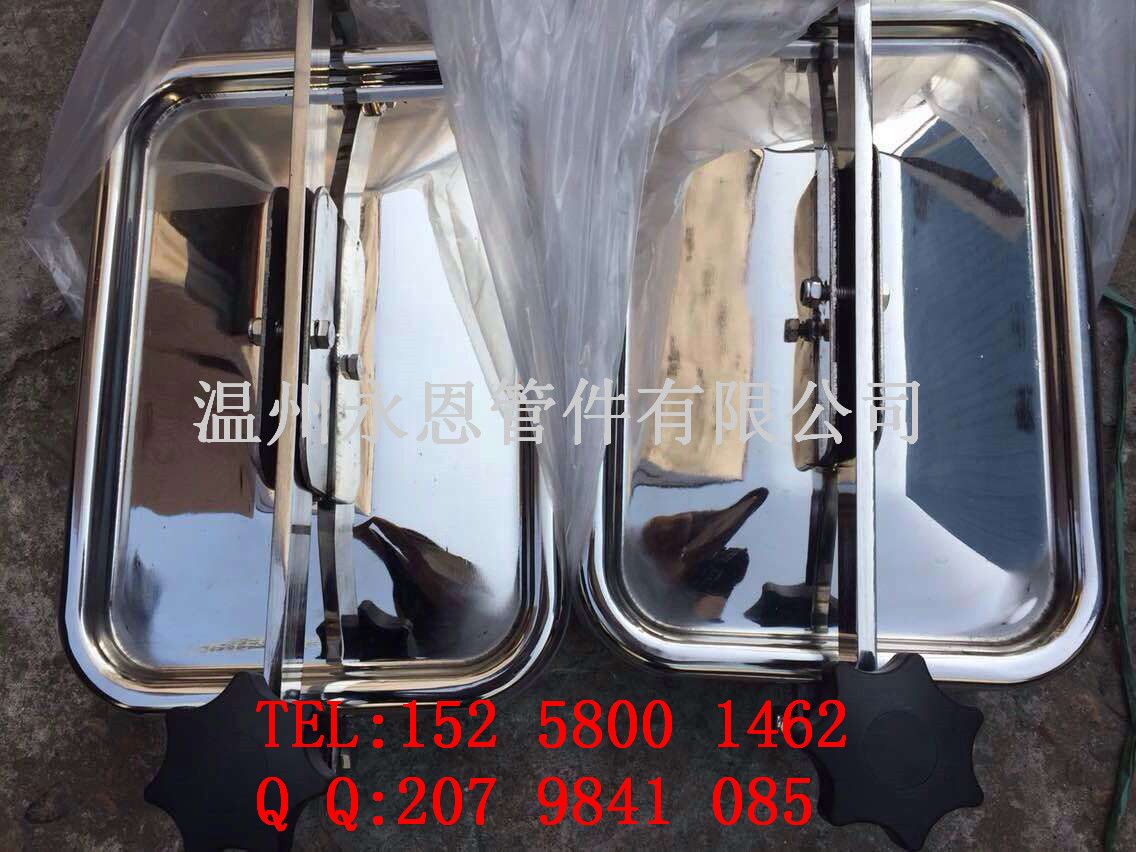 專業(yè)生產(chǎn)定做啤酒設備不銹鋼方形人孔