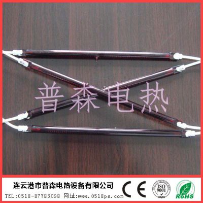 黑色編織絲碳纖維紅寶石紅外線石英加熱管