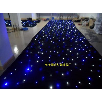 供應舞臺星空幕布%led星空布%星星幕布%舞臺星空布%星空布%航空箱