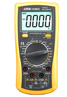 數(shù)字萬(wàn)用表vc890d 特點(diǎn)： 1、新型防振套，流線型設(shè)計(jì)，手感舒適； 2、大