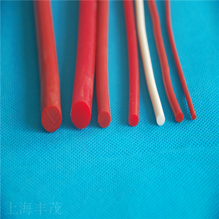 機(jī)械密封條彩色防水實(shí)心硅膠條