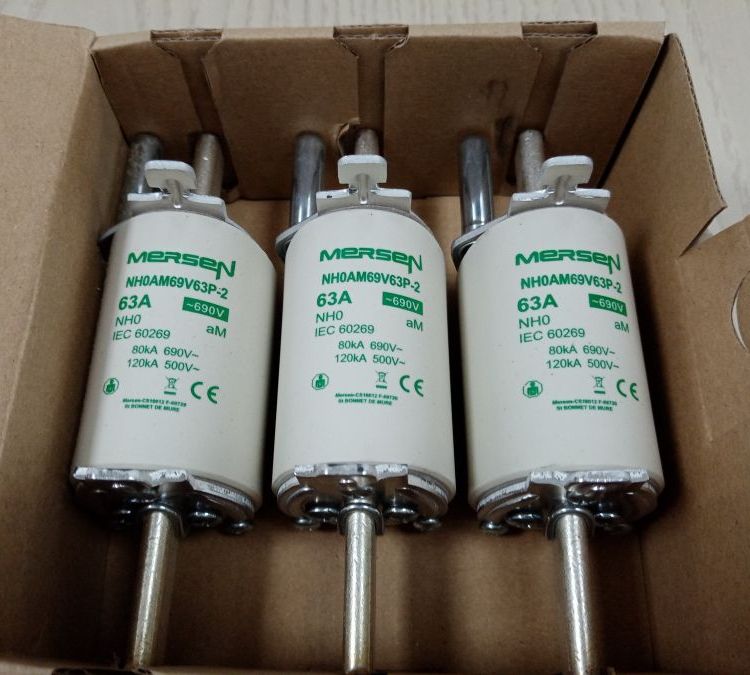 MERSEN電力通用保險絲 NH00UD69V100 D320163 法雷NH方形系列