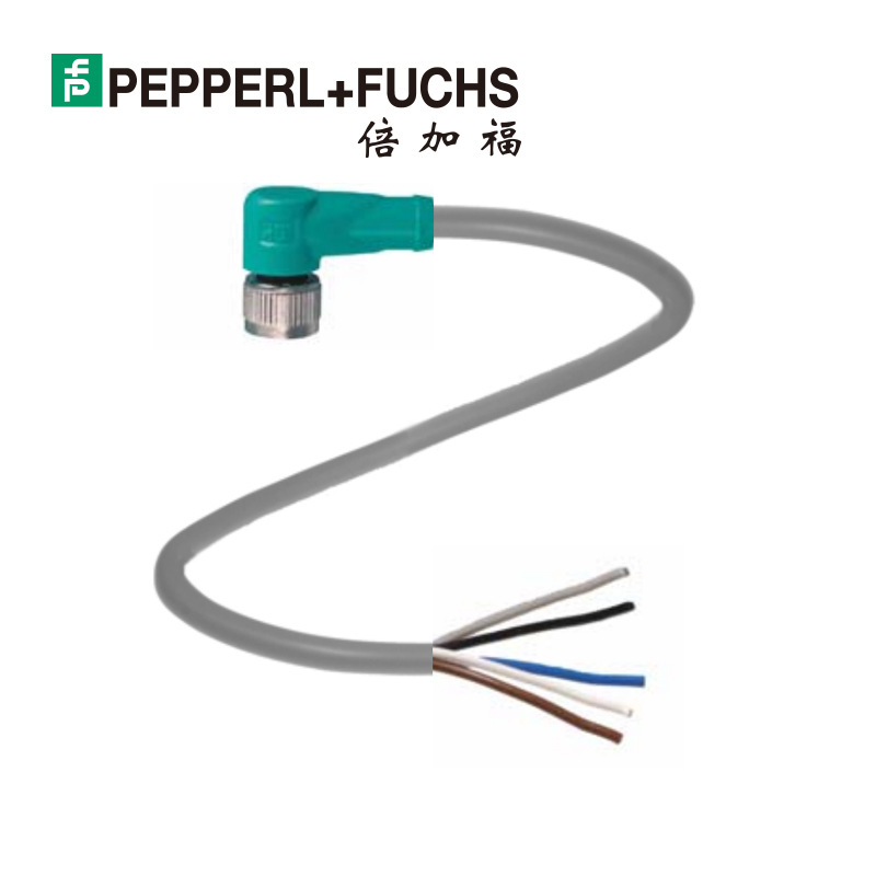 倍加福執(zhí)行器線纜V15-W-10M-PUR母頭連接器116455傳感器附件