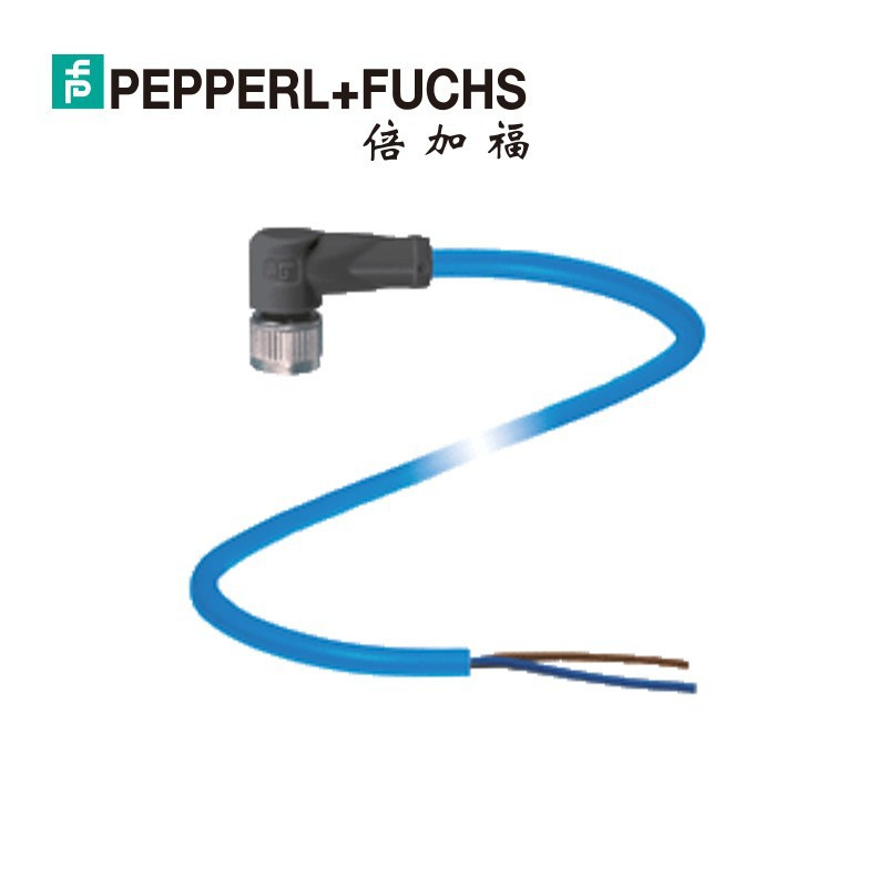 PEPPERL+FUCH倍加福V1-W-N-5M-PUR彎頭M12電纜5米NAMUR線纜033596