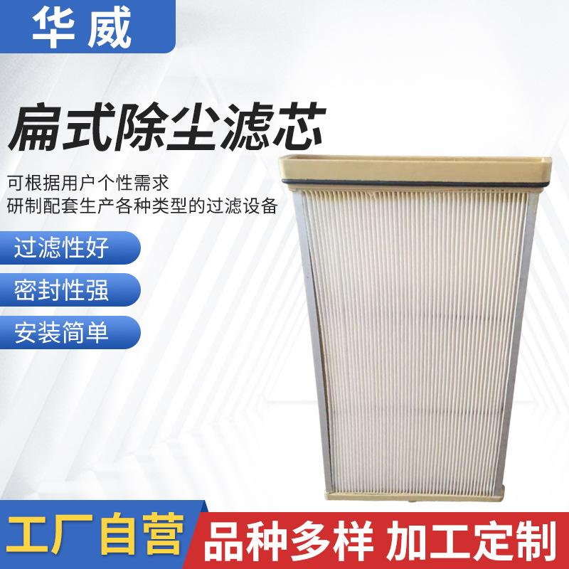 廠家批發(fā)切割機除塵濾板空氣過濾凈化器粉塵濾芯方形扁式除塵濾芯