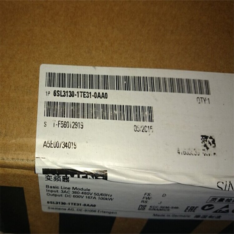 6SL3130-7TE25-5AA3 S120 基礎(chǔ)電源模塊西門(mén)子代理商質(zhì)保一年