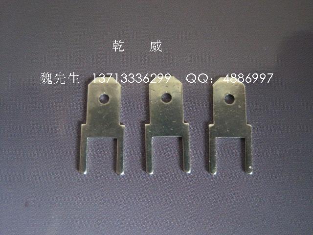 乾威供應(yīng)187直型線路板插片/187公端子/4.8插片