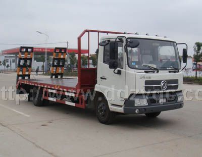 東風小天錦挖掘機平板車 10-15噸挖掘機拖車 挖掘機托板車 鉤機平板拖車