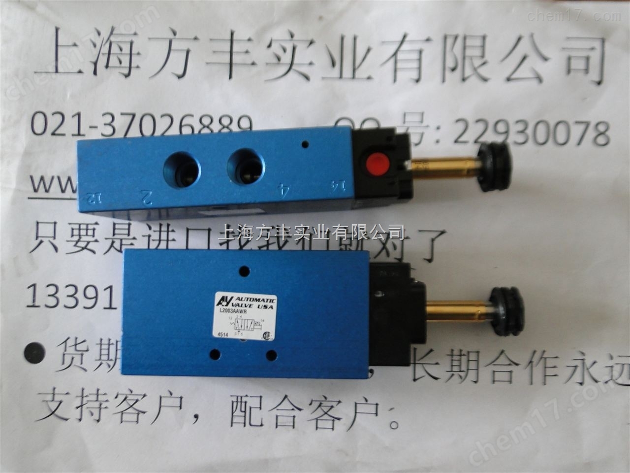 L2003AAWR-DBG-AUTOMATIC VALVE 美國AV電磁閥上海供應(yīng)