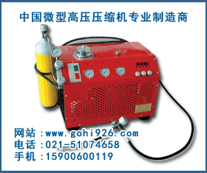 便攜式氣密性檢測(cè)專用高壓空氣壓縮機(jī)