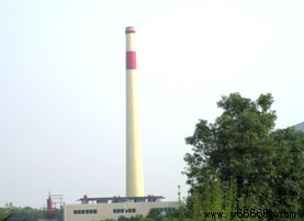 磚煙囪粉刷，混凝土煙囪刷航標(biāo)，煙囪美化