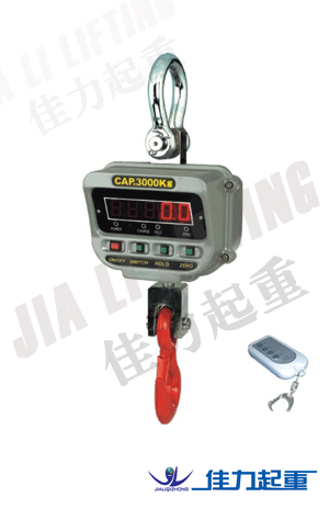 電子吊秤，電子吊鉤秤，無線打印電子吊秤，佳力