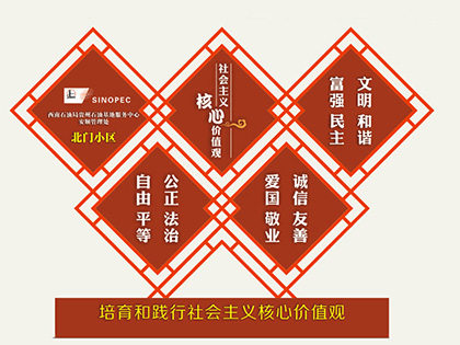 價值觀標牌制作