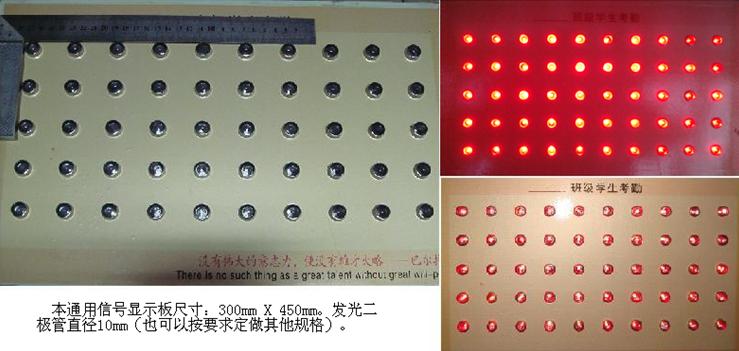局域網(wǎng)絡(luò)控制的通用信號顯示面板、信號指示LED燈箱