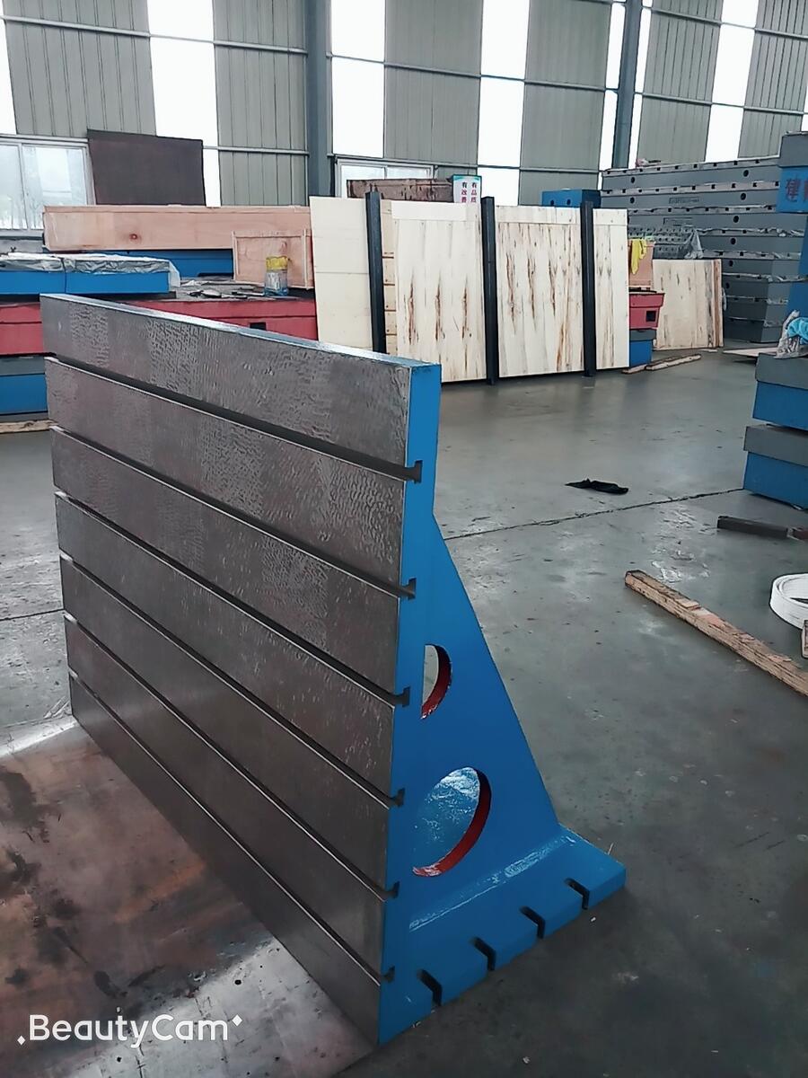 鑄鐵彎板 立式開槽工作臺