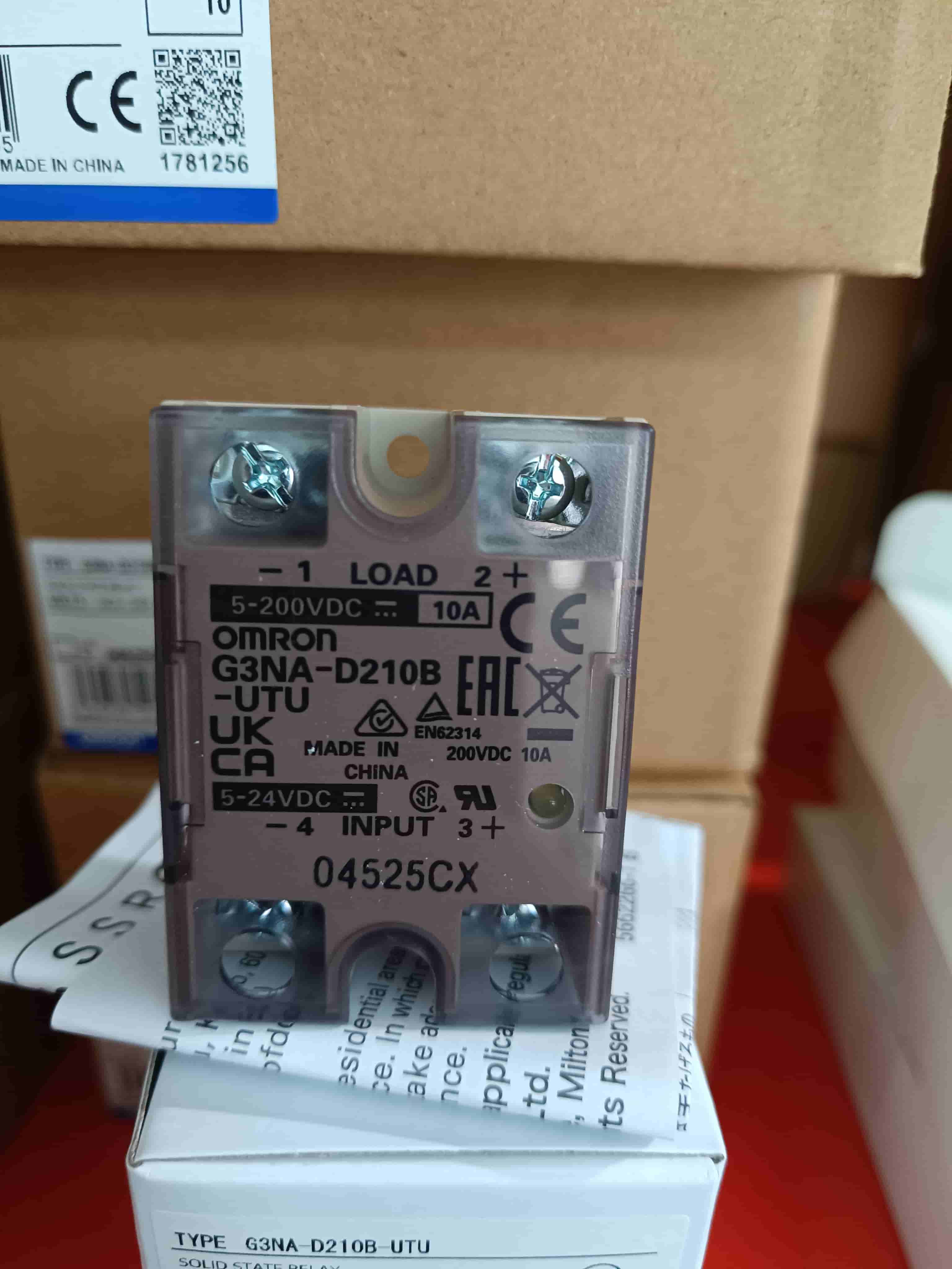 歐姆龍繼電器G3NA-D210B-UTU